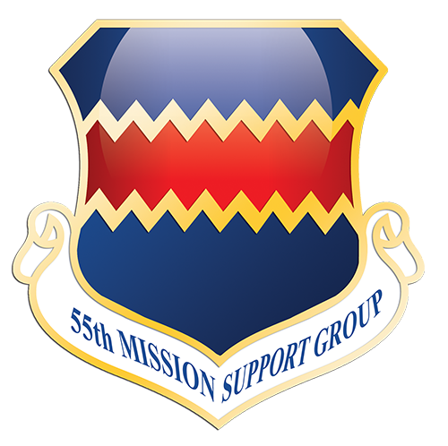 55th Mission Support Group Shield